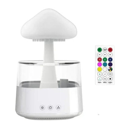Newmelo Gloomie Rain Cloud Humidifier White With Remote