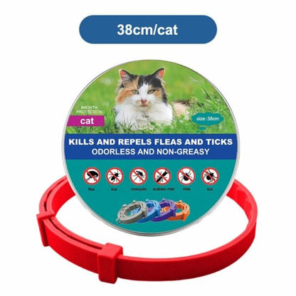 Thefurlife™ 8 Months Flea And Tick Free Red / Small (38Cm)