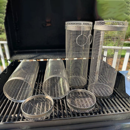 Dotmalls Rolling Grilling Basket