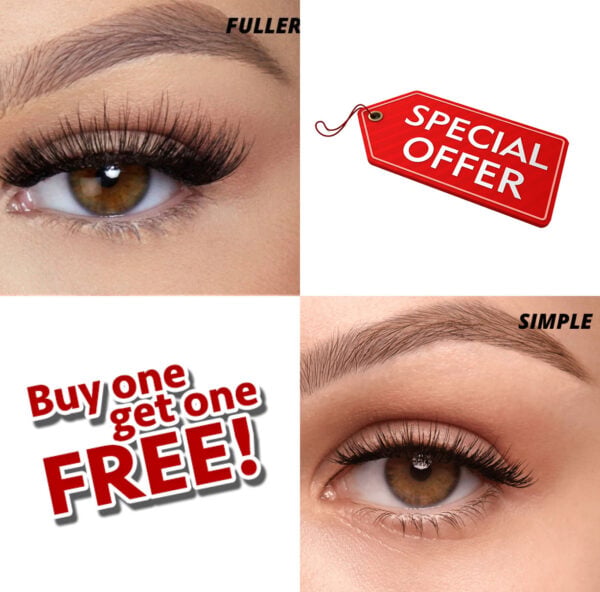 Buy 1 Get Free – Reusable Magnetic Eyelashes Fuller / Simple